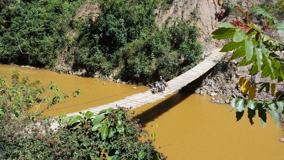 Suspension bridge near Guanay, Bolivia
