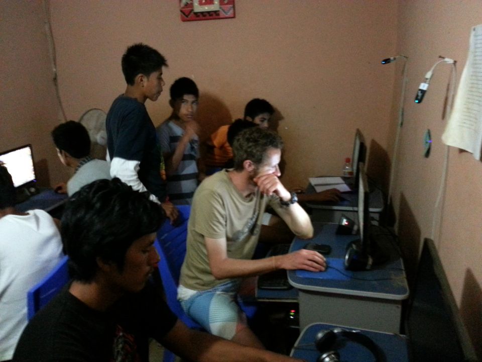 Internet cafe in Mapiri