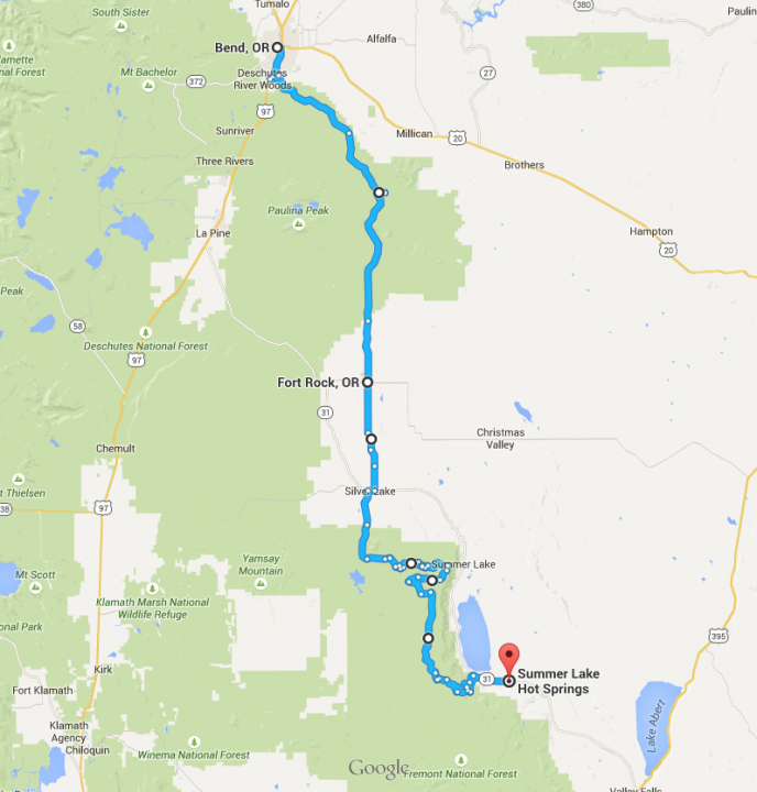 Giant Loop Ride Bend- Summer Lake Oregon