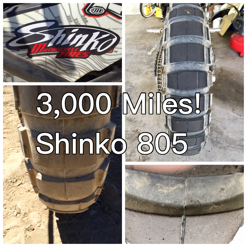 Shinko Adventure Trail Big Block E-804/805 Tires Reviews - Tires Wheels  Brakes - XL Adventure Motorcycle Community