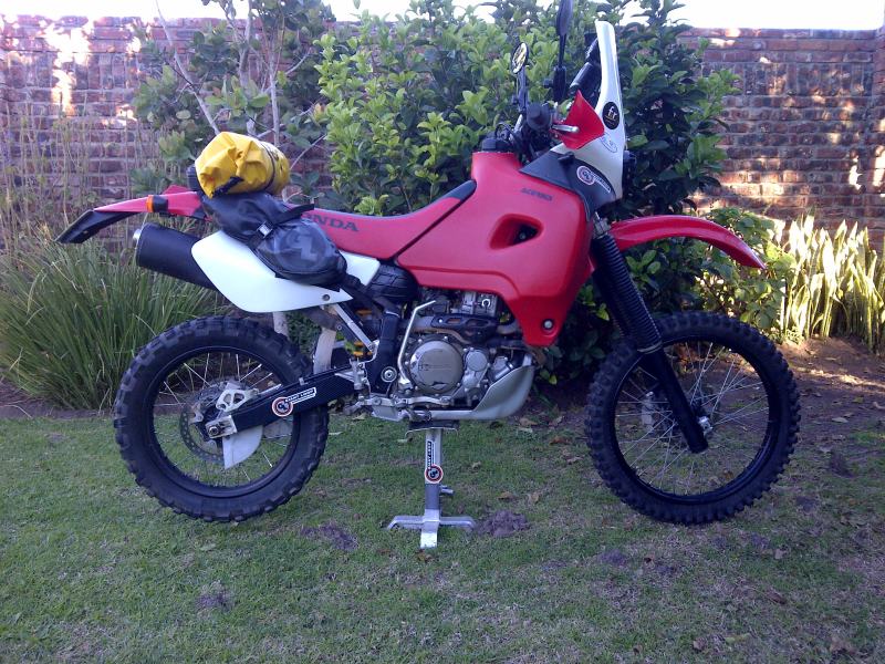 Xr650r cheap adventure bike