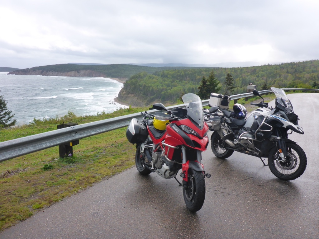 Overlooking a section on the Cabot Trail